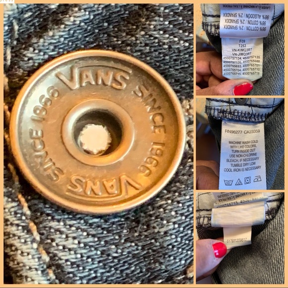 VANS DENIM JEANS MEDIUM EUC - Picture 8 of 8
